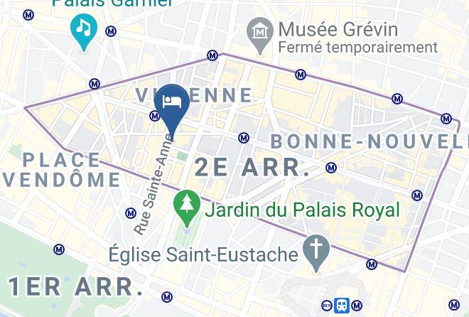Paris - Hotel Square Louvois Maps
