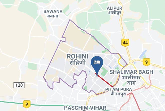 New Delhi - Hotel Sr Residency Maps