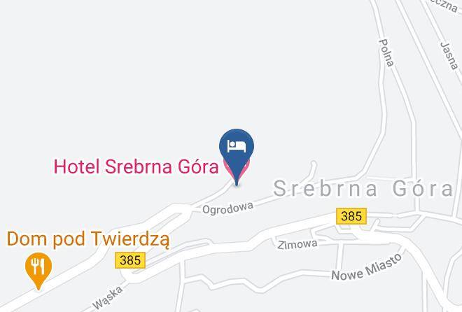 Zabkowice Slaskienty - Hotel Srebrna Gora Maps