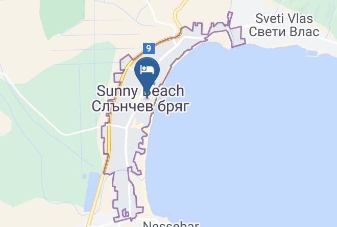 Nesebar - Hotel Sredets Sunny Beach Maps