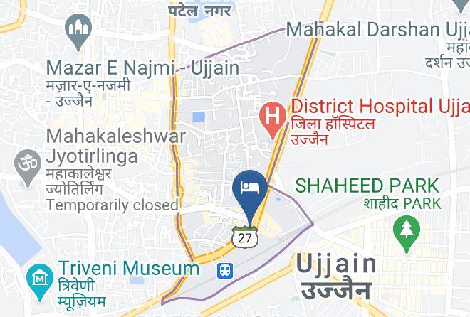 Ujjain - Hotel Sree Chirag Palace Maps