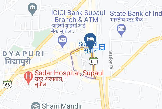 Supaul - Hotel Sri Balajee Maps