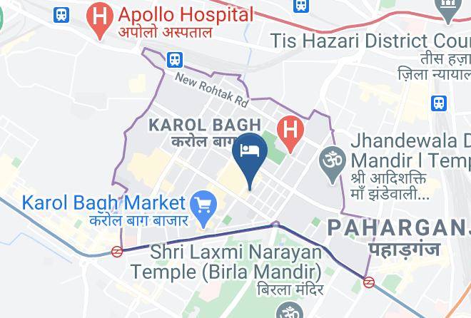 Karol Bagh - Hotel Sri Nanak Continental Maps