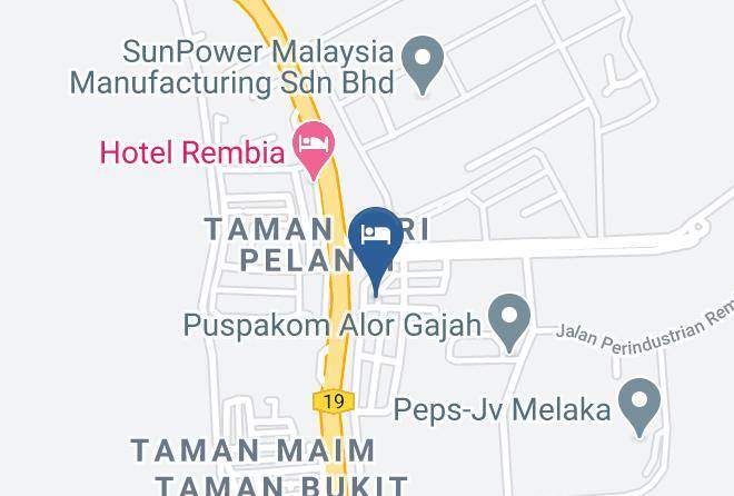 Alor Gajah District - Hotel Sri Rembia Maps