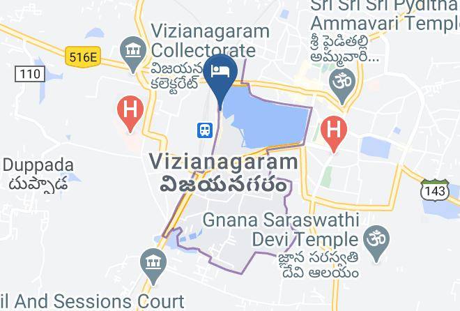 Vizianagaram - Hotel Sri Sri Sri Balaji International Maps