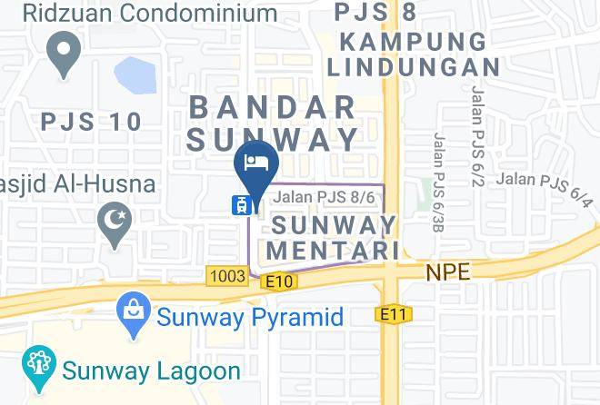 Petaling - Hotel Sri Sutra Bandar Sunway 2 Maps