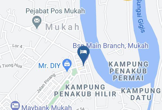 Bahagian Mukah - Hotel Sri Umpang Maps