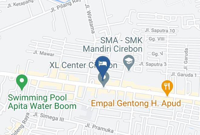 Cirebon Regency - Hotel Srikandi Maps