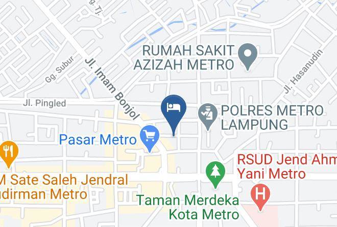 Kota Metro - Hotel Srikandi Maps