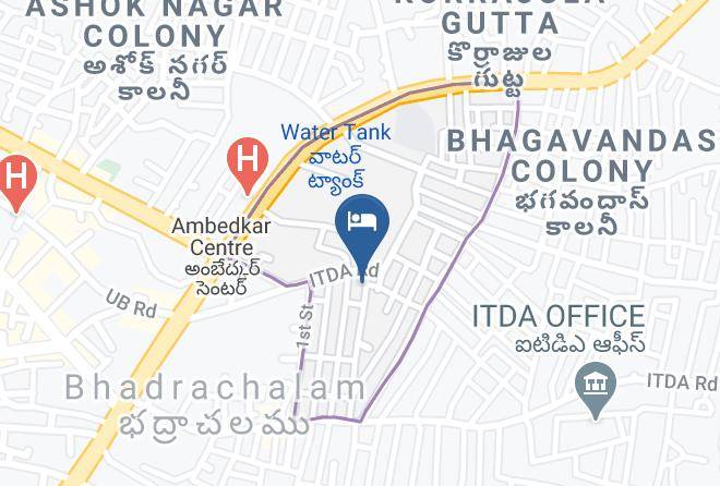 Burgampahad - Hotel Srinidhi Residency Maps