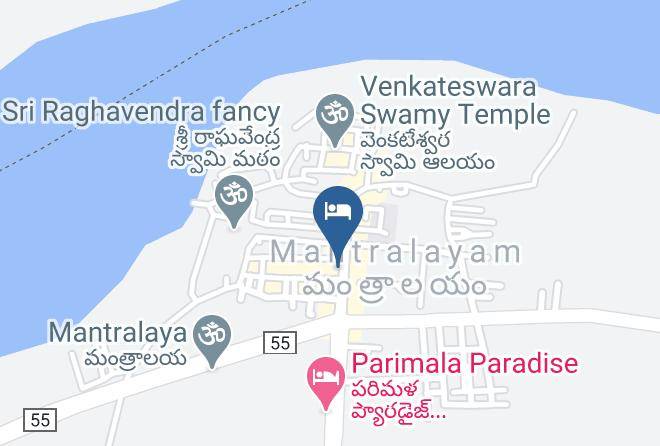 Mantralayam - Hotel Srinivasa Bhavan Maps