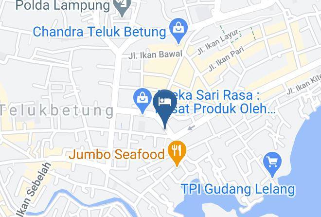 Bandar Lampung - Hotel Sriwijaya Maps