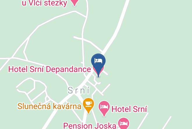 Klatovy - Hotel Srni Depandance Maps