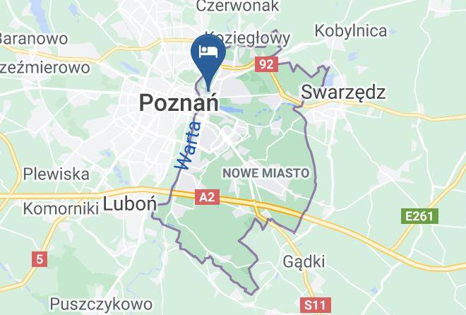 Poznan - Hotel Srodka Maps