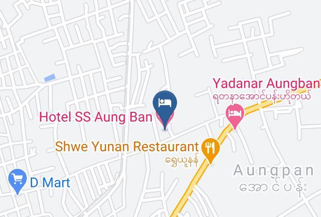 Taunggyi - Hotel Ss Aung Ban Maps