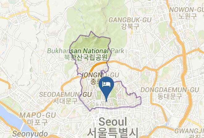 Jongnogu - Hotel Sunbee Maps