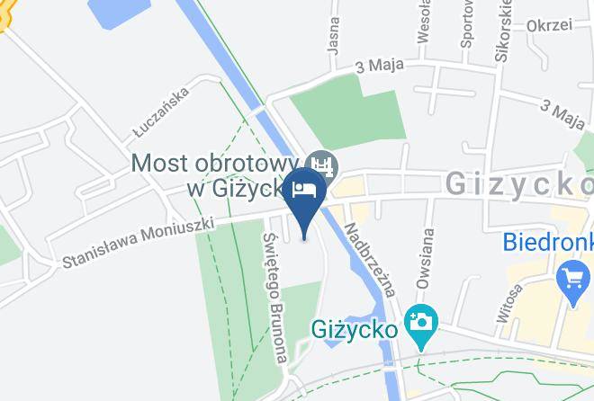 Gizycki - Hotel St Bruno Maps