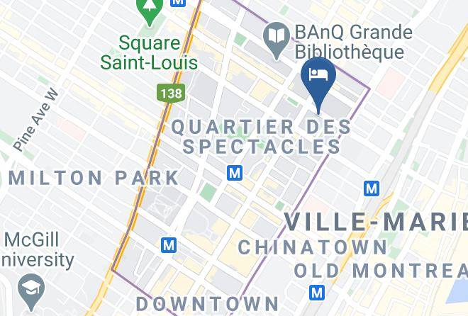 Montreal - Hotel St Denis Maps