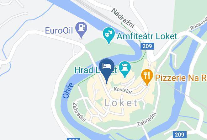Sokolov - Hotel St Florian Maps