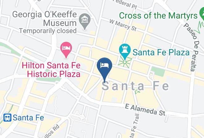 Santa Fe - Hotel St Francis Maps