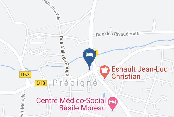 Sarthe - Hotel St Francois Maps