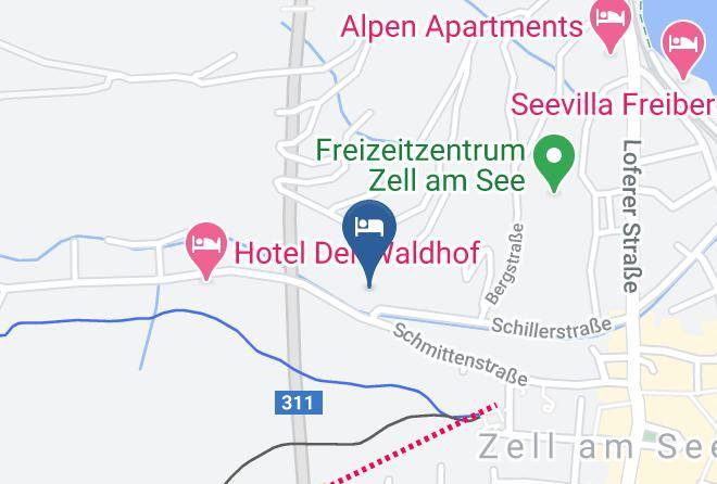 Zell Am See - Hotel St Georg Familie Sauper Maps