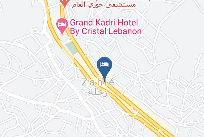 Zahle - Hotel St Jean Maps