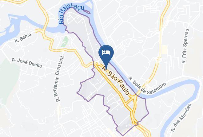 Blumenau - Hotel St John Maps