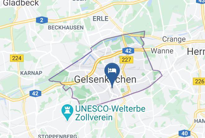 Gelsenkirchen - Hotel St Petrus Maps