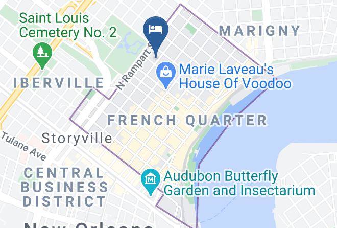 Orleans Par - Hotel St Pierre A French Quarter Inns Hotel Maps