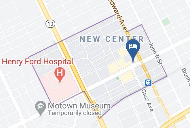 Wayne County New Center - Hotel Saint Regis Detroit Maps