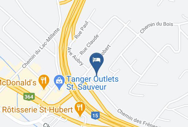 Les Pays D En Haut Regional County Municipality - Hotel St Sauveur Maps