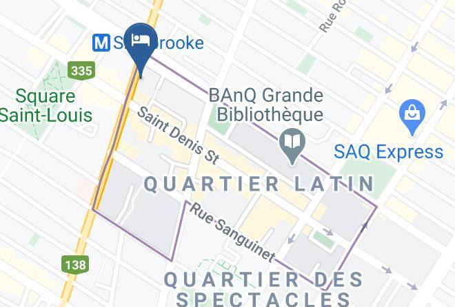 Montreal - Hotel St Thomas Maps