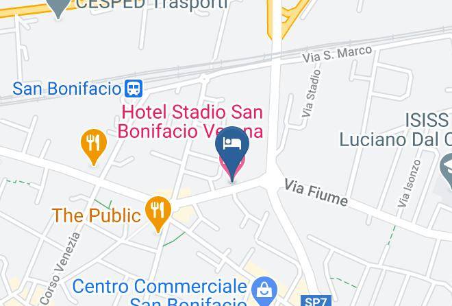 Verona - Hotel Stadio San Bonifacio Verona Maps