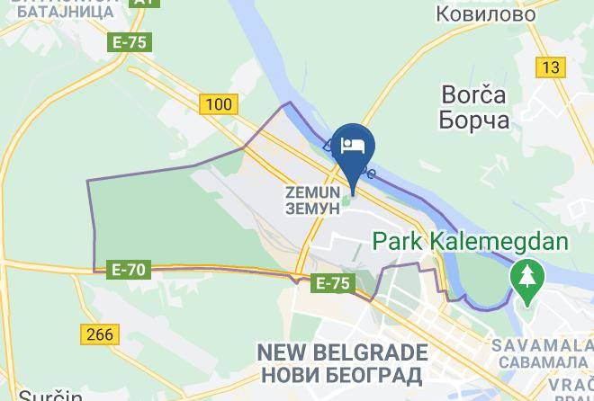 Belgrade City - Hotel Stadion Maps
