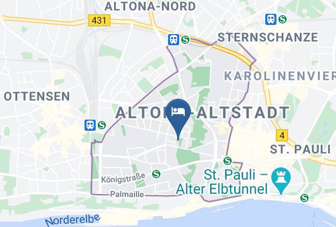 Stadt Hamburg - Hotel Stadt Altona Maps