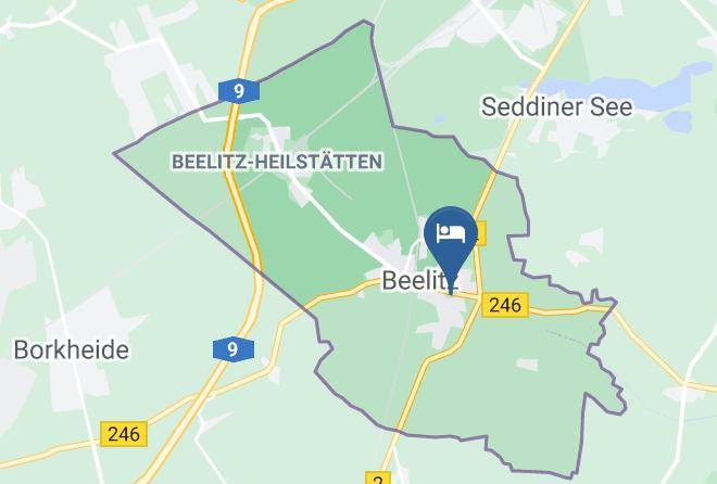 Potsdam Mittelmark - Hotel Stadt Beelitz Maps