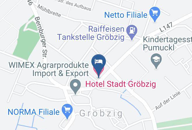 Anhalt Bitterfeld - Hotel Stadt Grobzig Maps