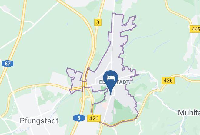 Darmstadt - Hotel Stadt Heidelberg Maps