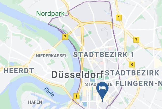 Dusseldorf - Hotel Stadt Munchen Maps