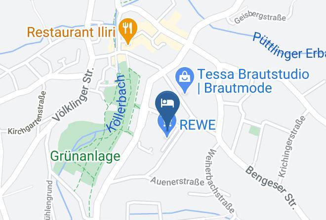 Saarbrucken - Hotel Stadt Puttlingen Maps