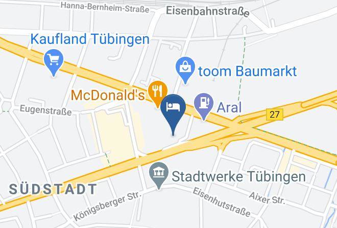 Tubingen - Hotel Stadt Tubingen Maps