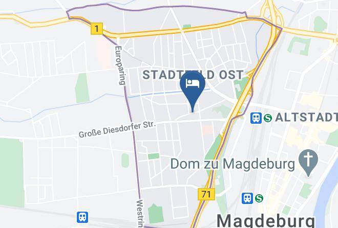 Magdeburg - Hotel Stadtfeld Maps