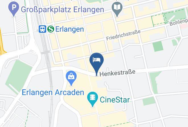 Erlangen - Hotel Stadthaus Maps