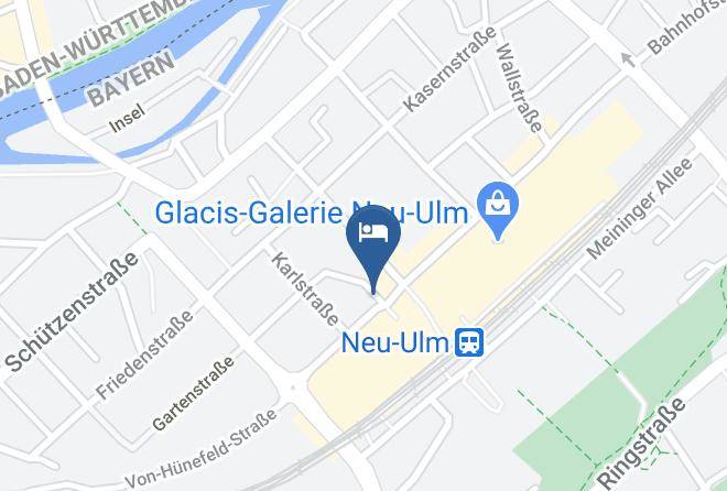 Neu Ulm - Hotel Stadt Lindau Maps