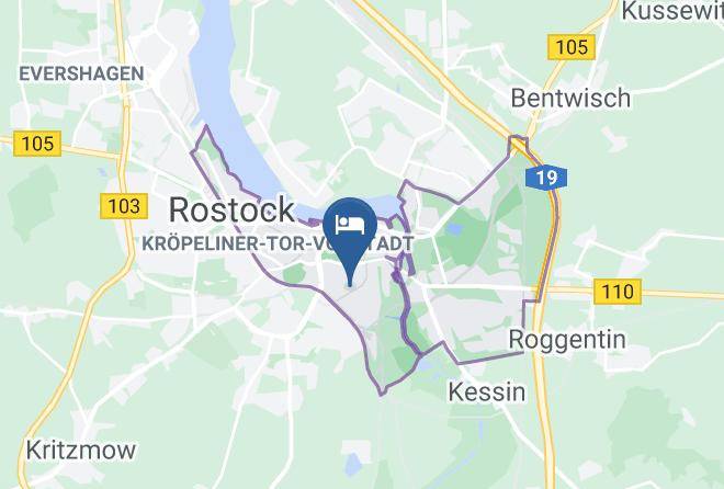 Rostock - Hotel Stadtperle Rostock Maps