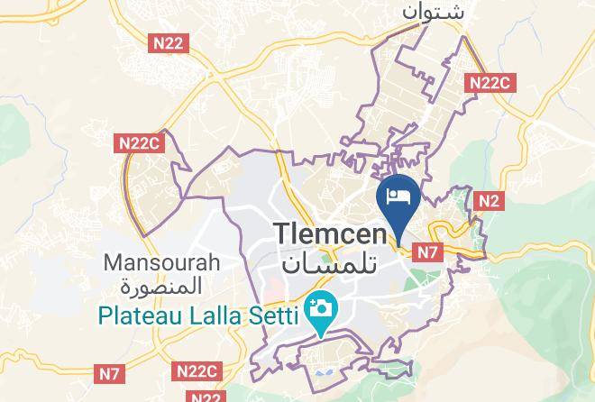 Tlemcen - Hotel Stambouli Maps