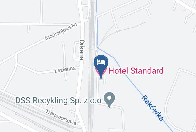 Dabrowa Gornicza - Hotel Standard Maps