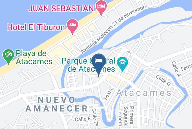 Atacames - Hotel Stanfort Beach Maps