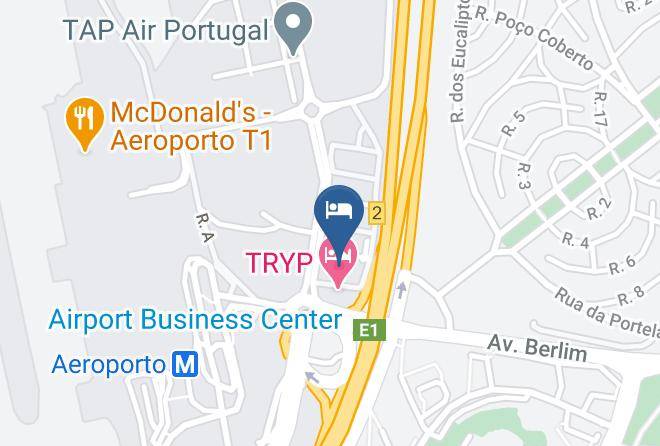 Lisbon - Hotel Star Inn Lisbon Aeroporto Maps